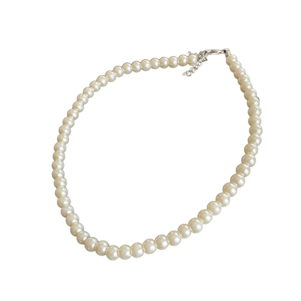 Pearl bead  Statement Necklace